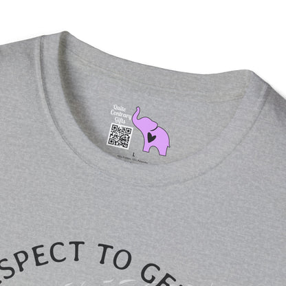 Give Respect to Get Respect Life Is A Beautiful Ride Adult T-shirt