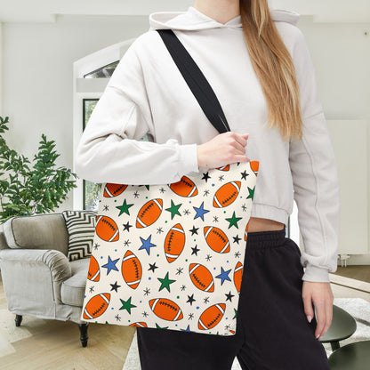 Touchdown Stars Canvas Tote Bag