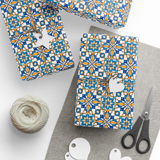 Talavera Sunburst Wrapping Paper