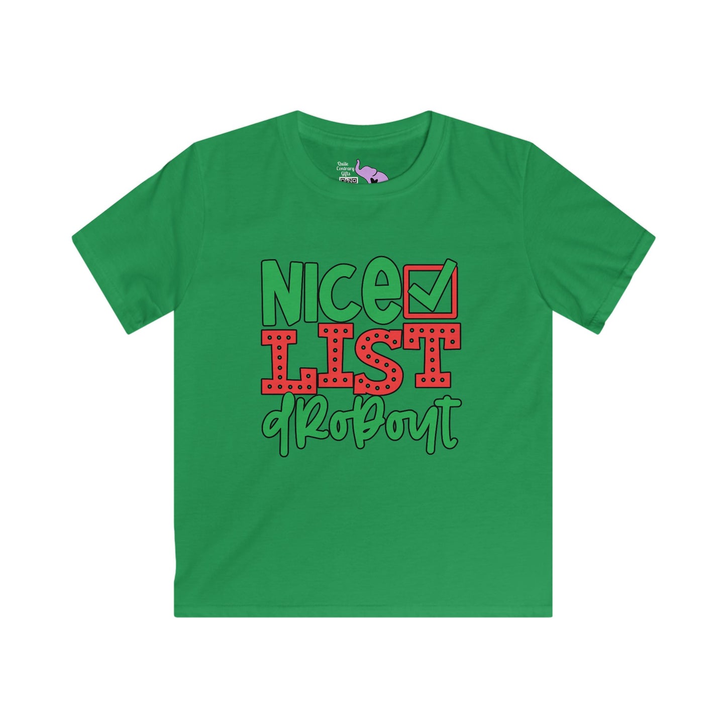 Nice List Dropout Youth Softstyle Tee