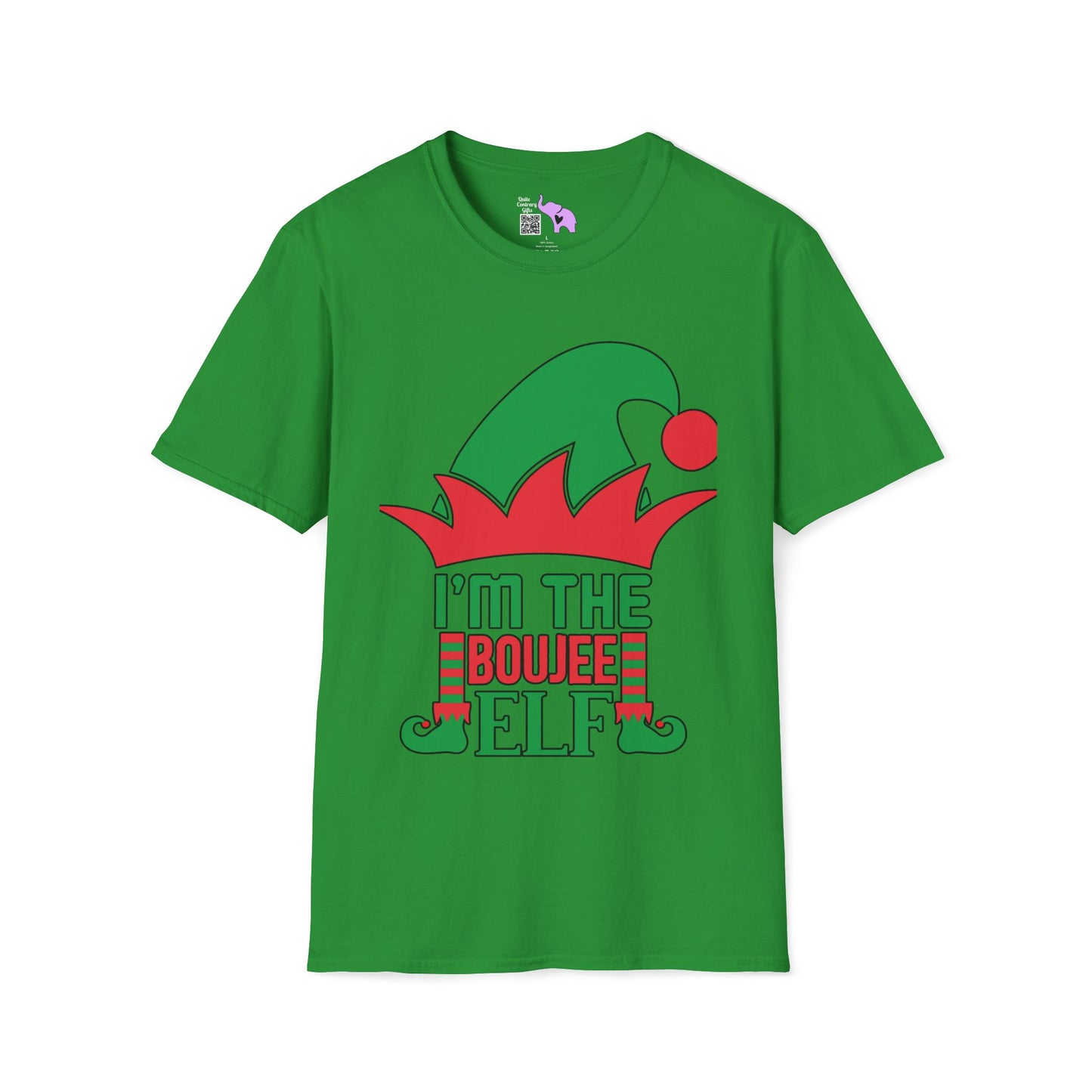 I'm The Boujee Elf Adult T-shirt (Custom Name Available!)