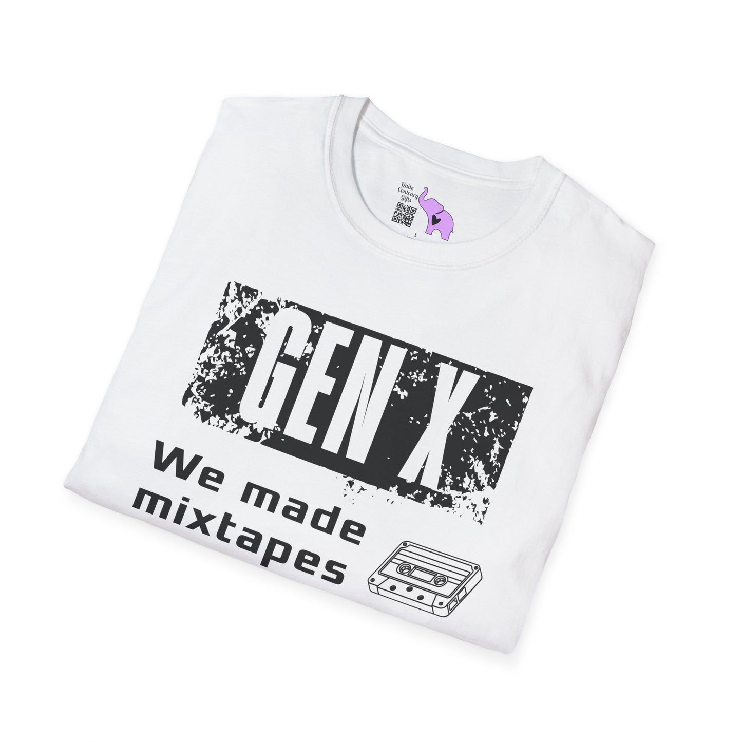 Gen X We Made Mixtapes Not Tiktoks Adult T-shirt