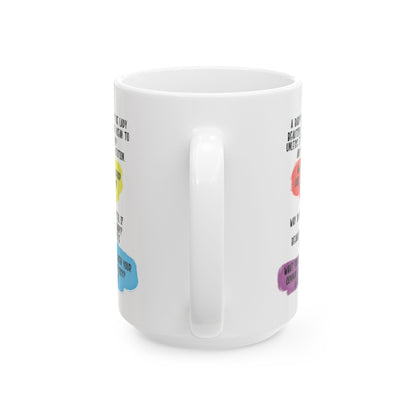 Emergency New Dad Jokes Ceramic Mug, (11oz, 15oz)