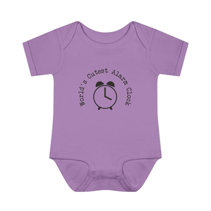 World's Cutest Alarm Clock Infant Onesie
