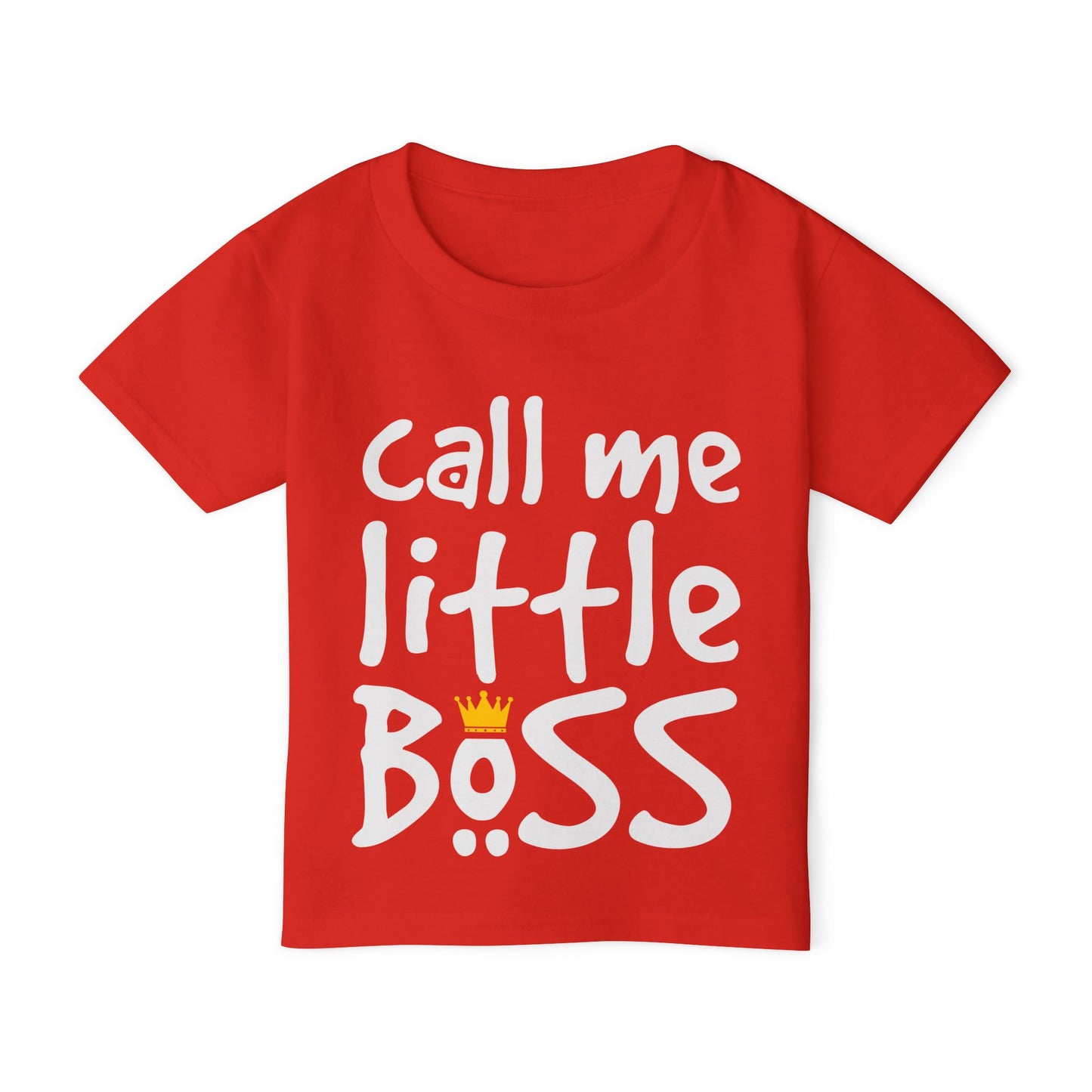 Call Me Little Boss Heavy Cotton™ Toddler T-shirt