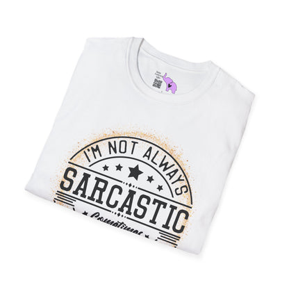 I'm Not Always Sarcastic, Sometimes I'm Sleeping Adult T-shirt