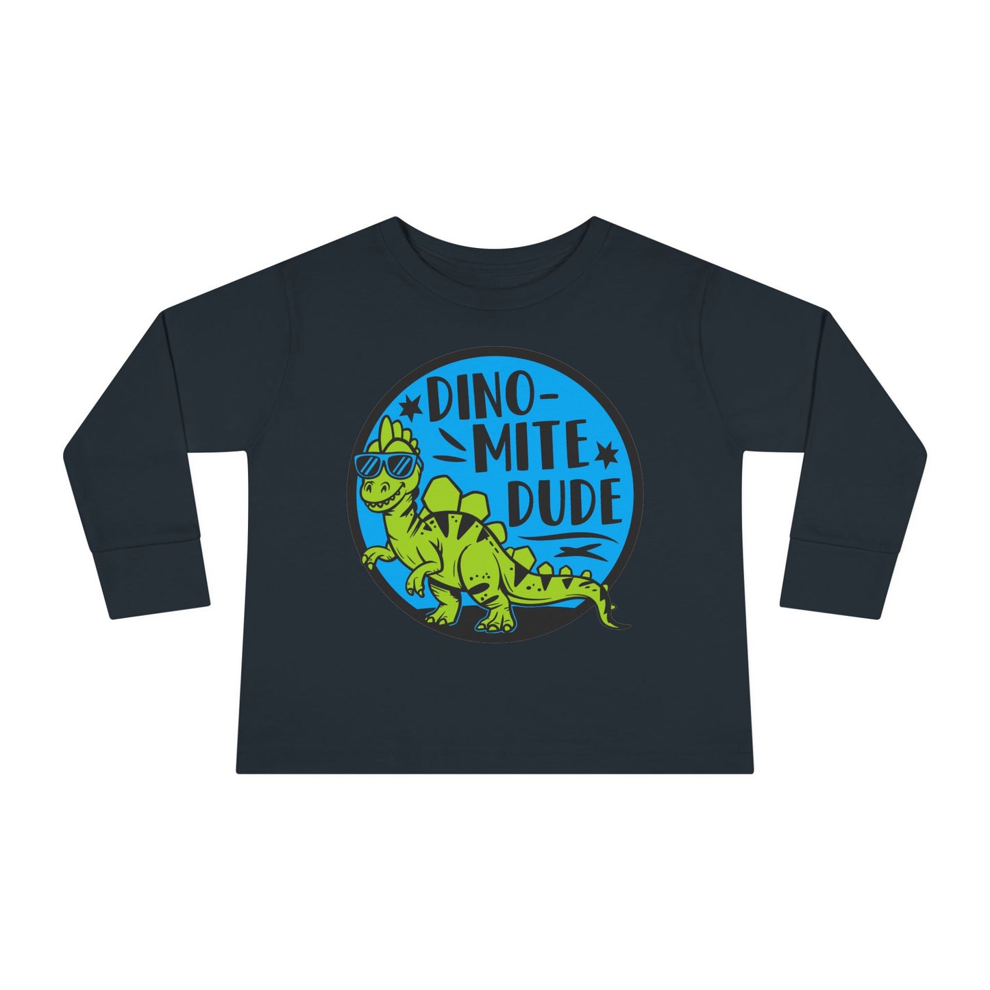 Dino-Mite Dude Toddler Long Sleeve Tee