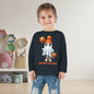 Spooky Season Ghost Trick-or-Treater Toddler Long Sleeve Tee