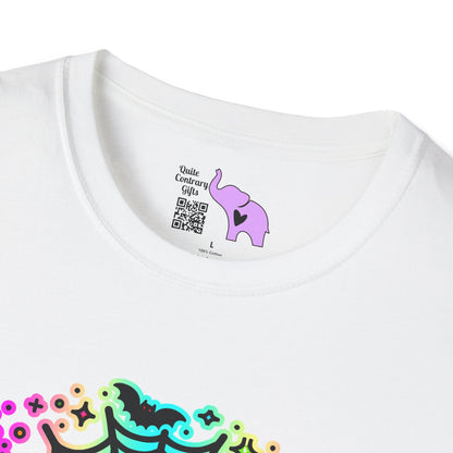 Neon Boo Adult T-shirt
