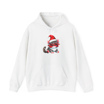 Santa Kitten Heavy Blend™ Hooded Sweatshirt