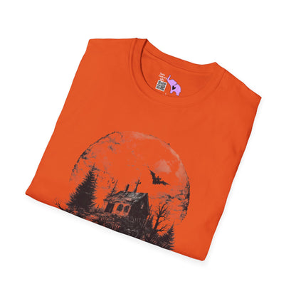 Creepy Full Moon Adult T-shirt