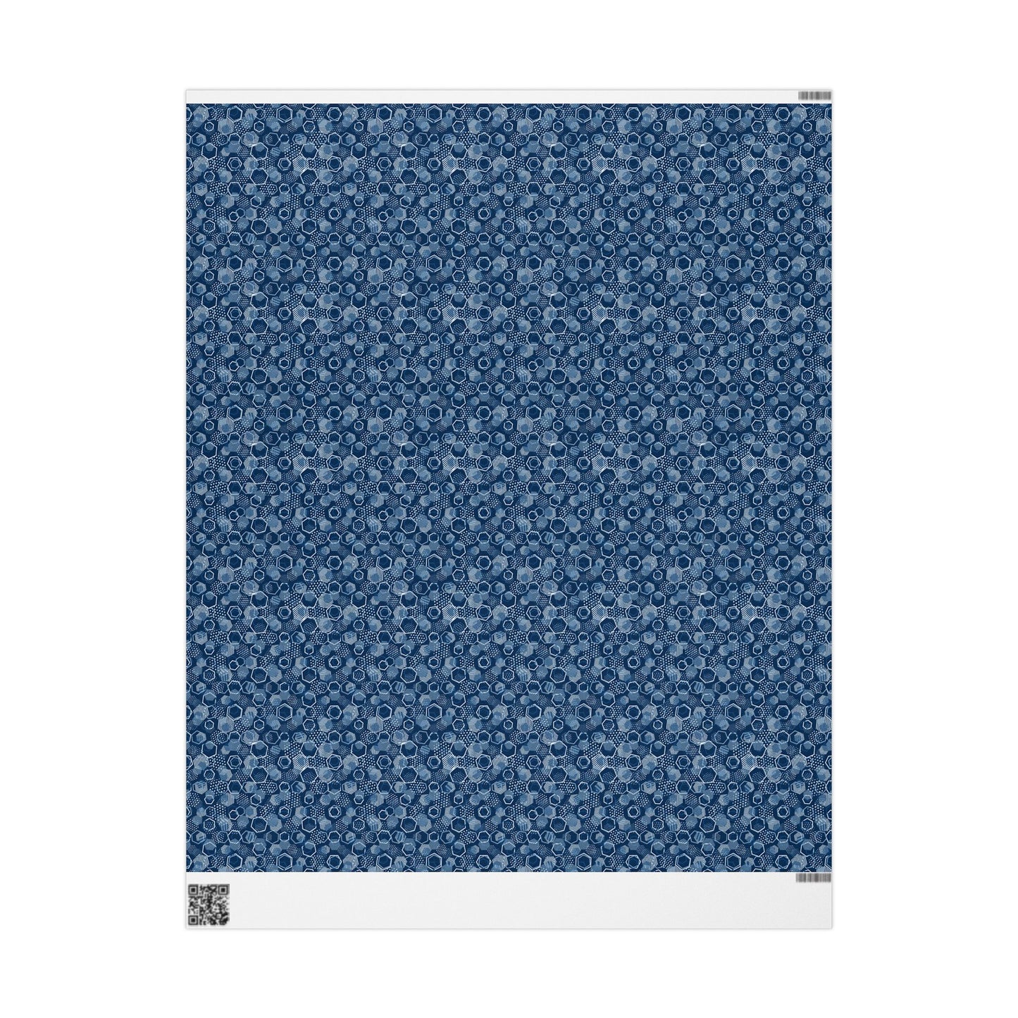 Blue Hexagons Gift Wrap for All Occasions