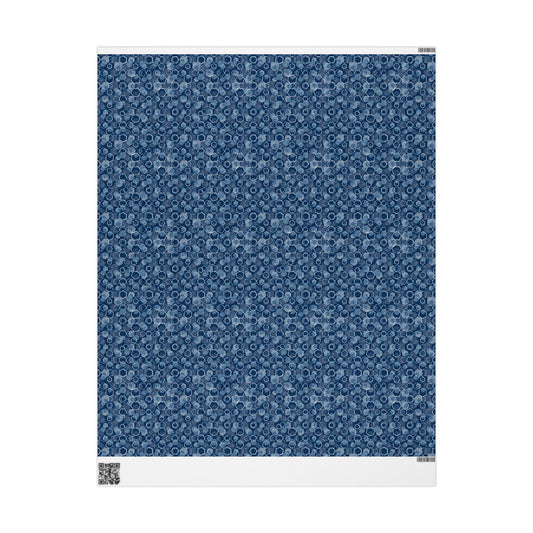 Blue Hexagons Gift Wrap for All Occasions