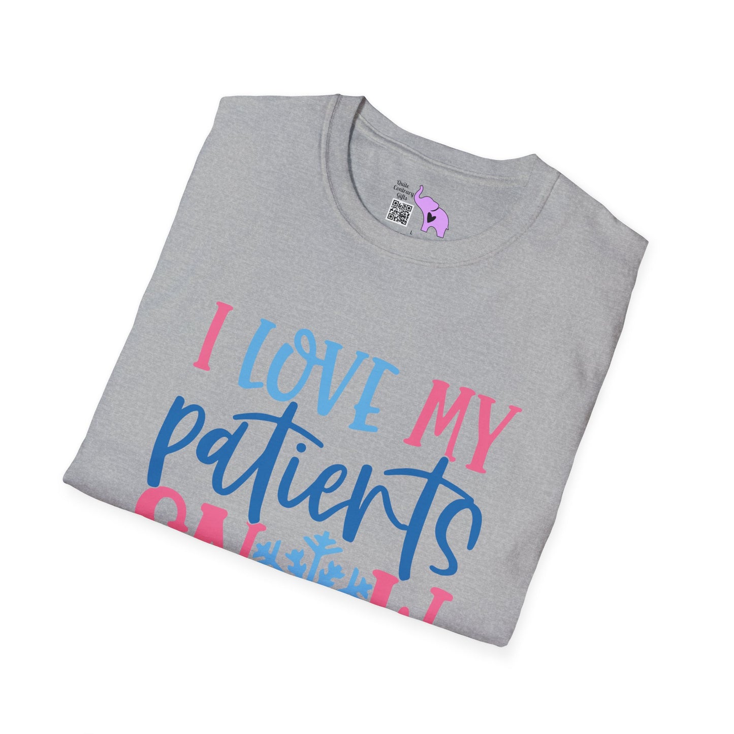 I Love My Patients Snow Much (Nurse) Adult T-shirt