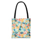 Ocean Pebble Drift Canvas Tote Bag
