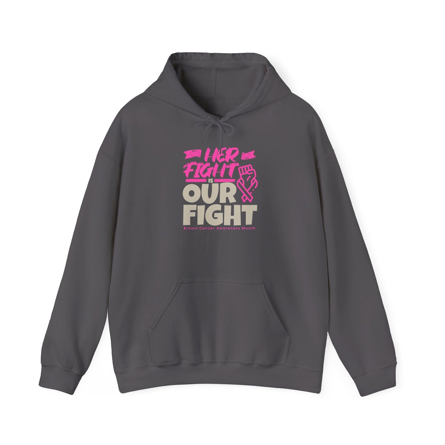 Her Fight is Our Fight Heavy Blend™ Hooded Sweatshirt