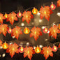 Maple Leaf & Pumpkin String Light Set