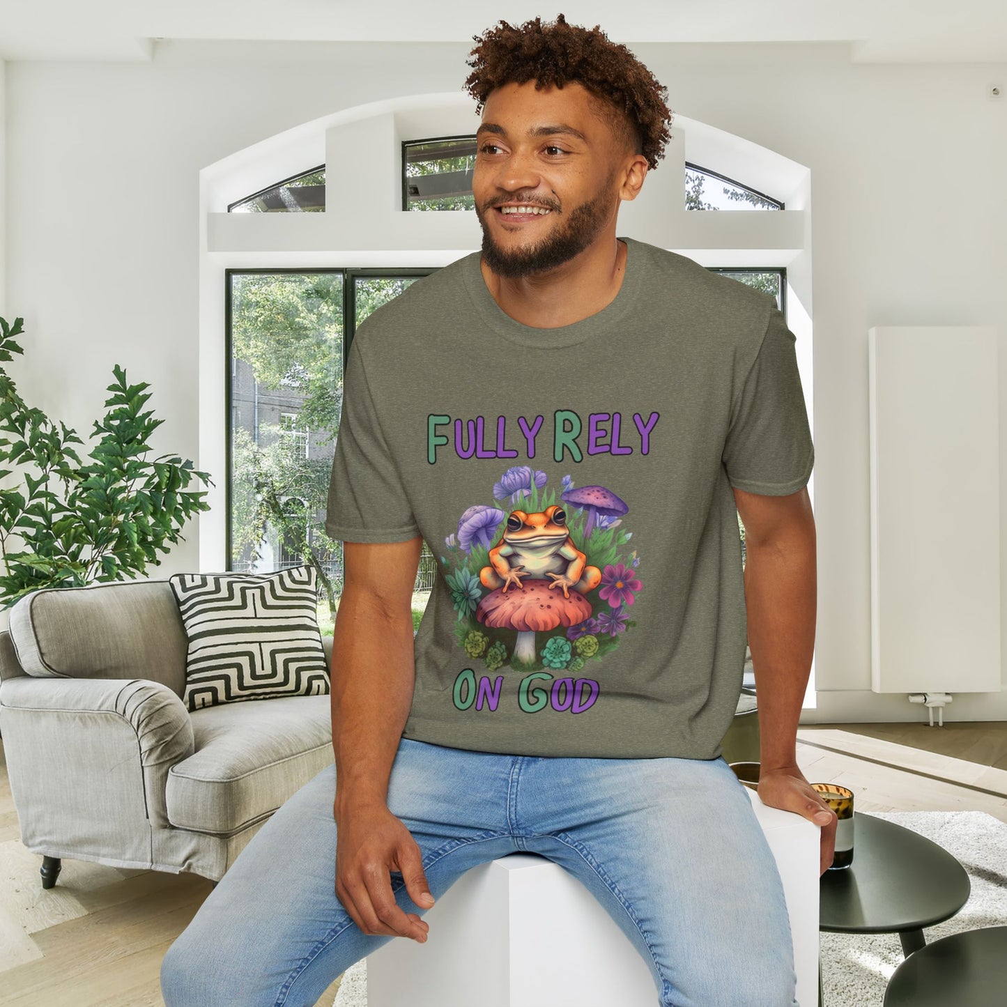 Fully Rely on God FROG Adult T-shirt