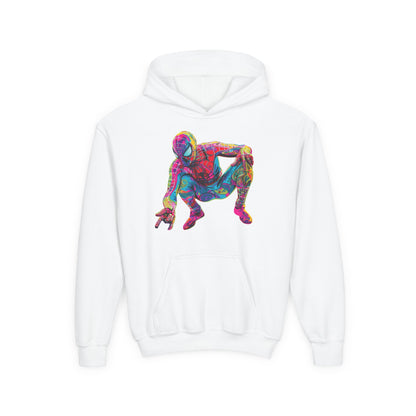 Colorful Spiderman Youth Hoodie