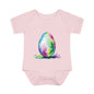Colorful Easter Egg Infant Baby Rib Bodysuit