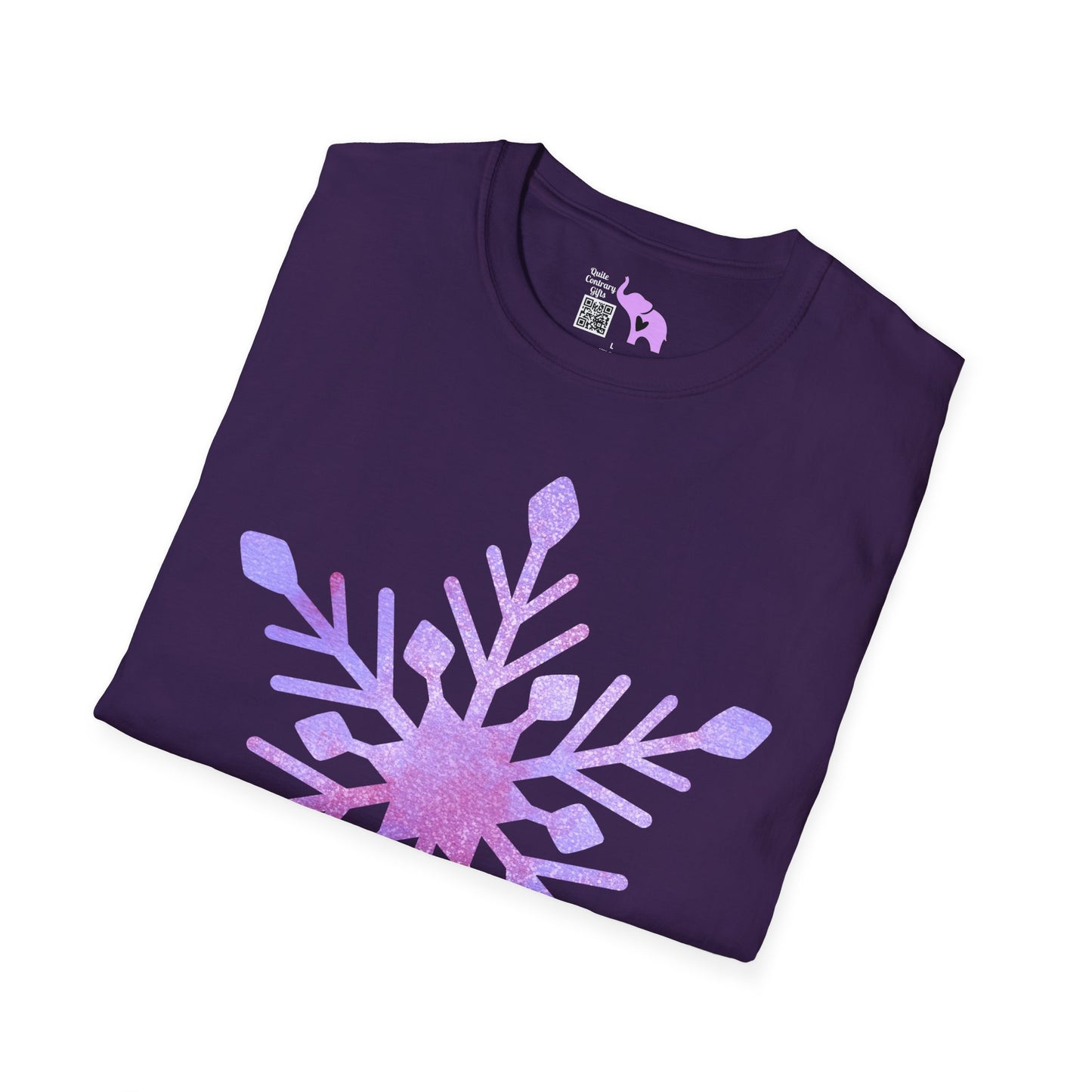 Large Snowflake Adult T-shirt