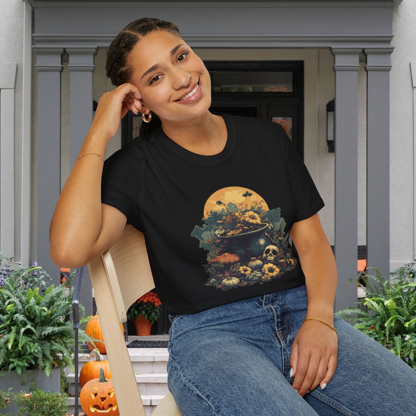 Cauldron & Flowers Adult T-shirt