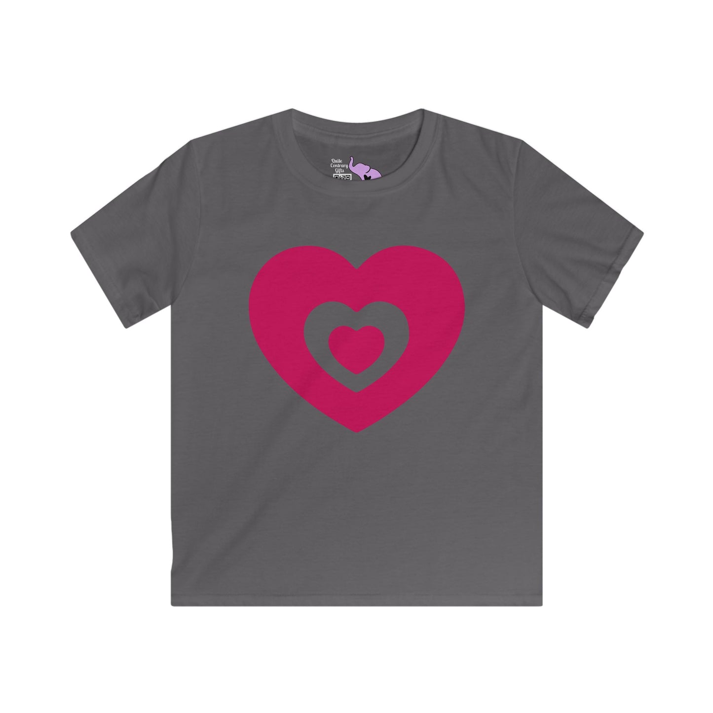 Heart 6 Youth Softstyle Tee