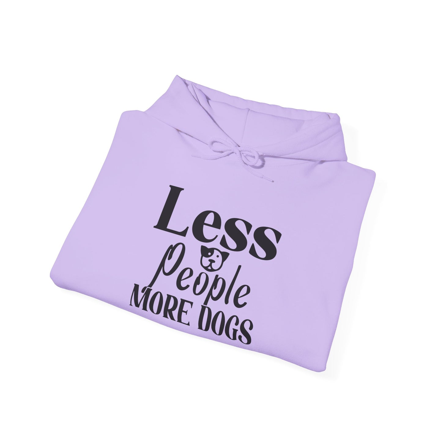 Less People More Dogs Heavy Blend™ Hooded Sweatshirt