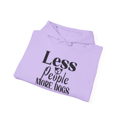 Less People More Dogs Heavy Blend™ Hooded Sweatshirt