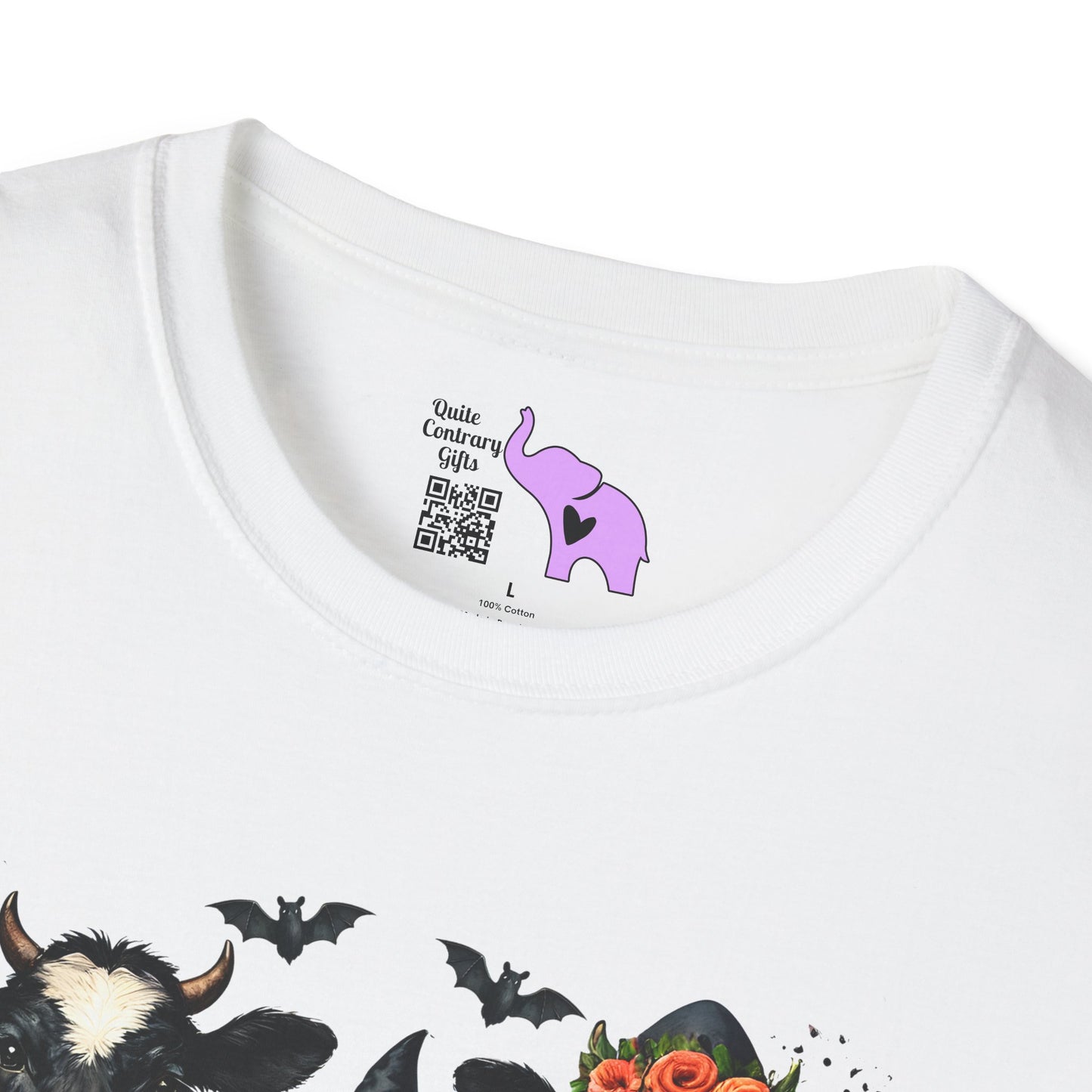 Trick or Treating Cows Adult T-shirt