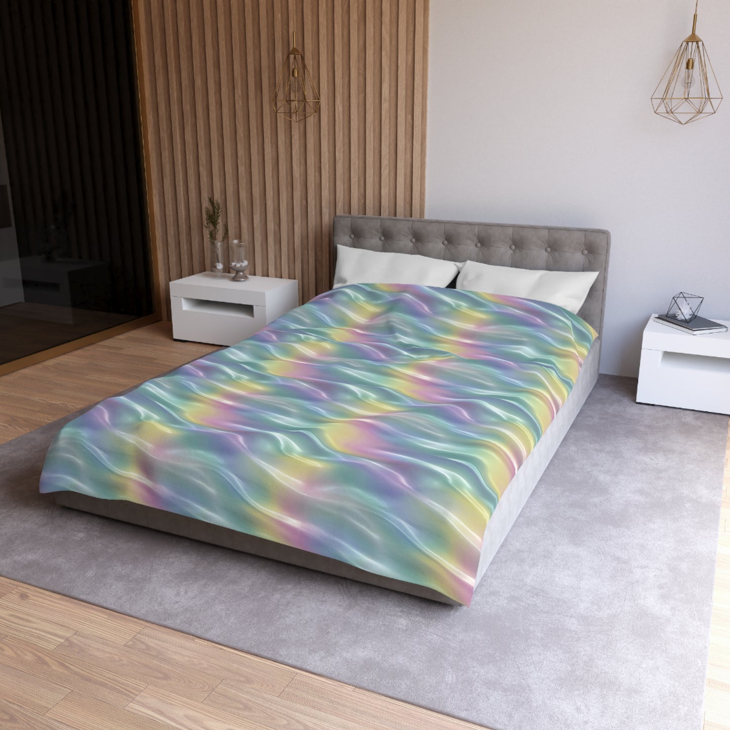 Pastel Mirage Microfiber Duvet Cover