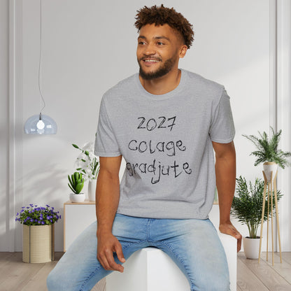Colage Gradjute 2027 Adult T-Shirt