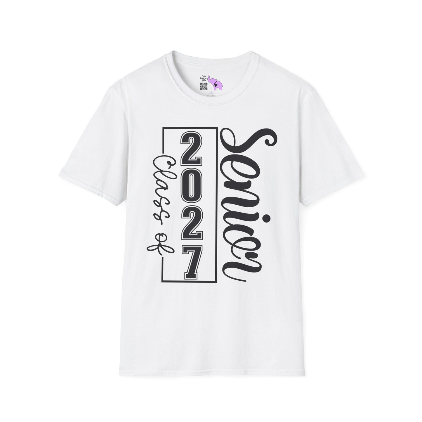 Vertical Class of 2027 Senior Adult T-shirt