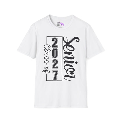 Vertical Class of 2027 Senior Adult T-shirt