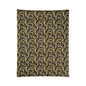 Black & Gold Luxe Swirl Comforter