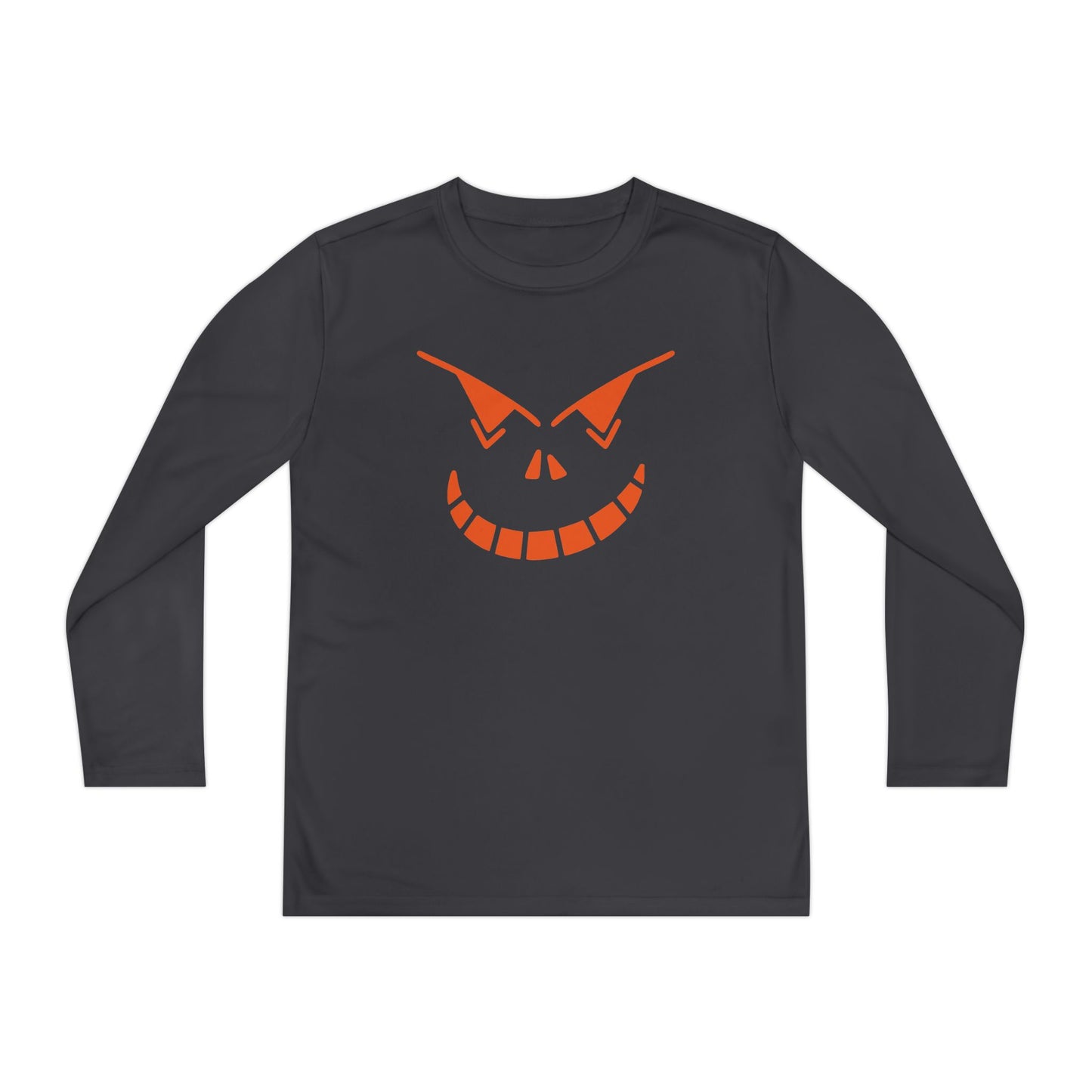 Spooky Jack-O-Lantern Youth Long Sleeve Tee