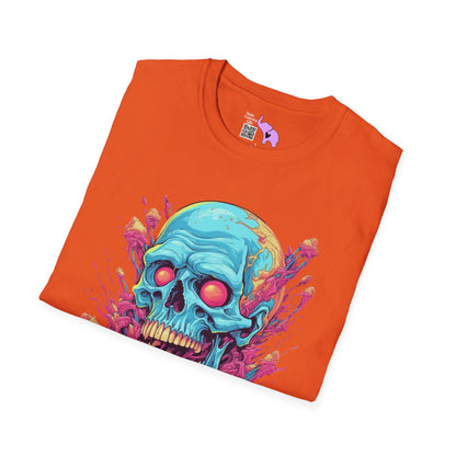 Psycho Skull Adult T-shirt