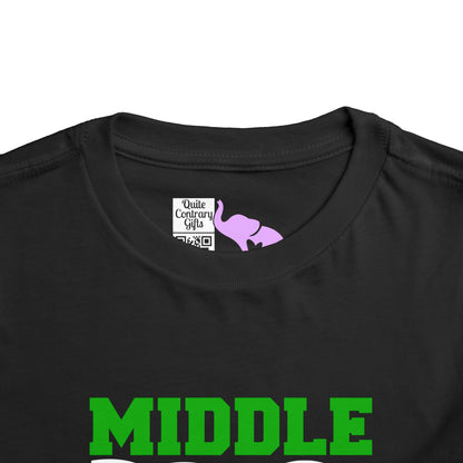 Middle Bro (Soccer Ball) Toddler Tee