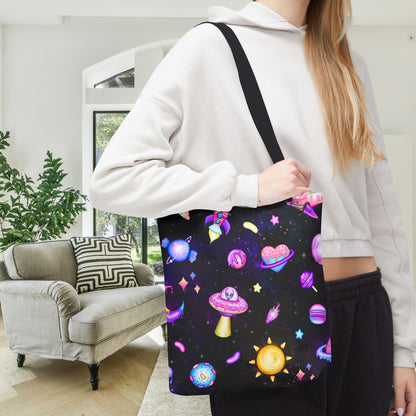 Cosmic Recess Canvas Tote Bag