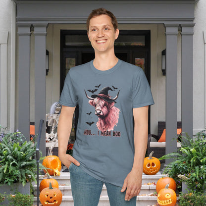 Moo...I Mean Boo Adult T-shirt