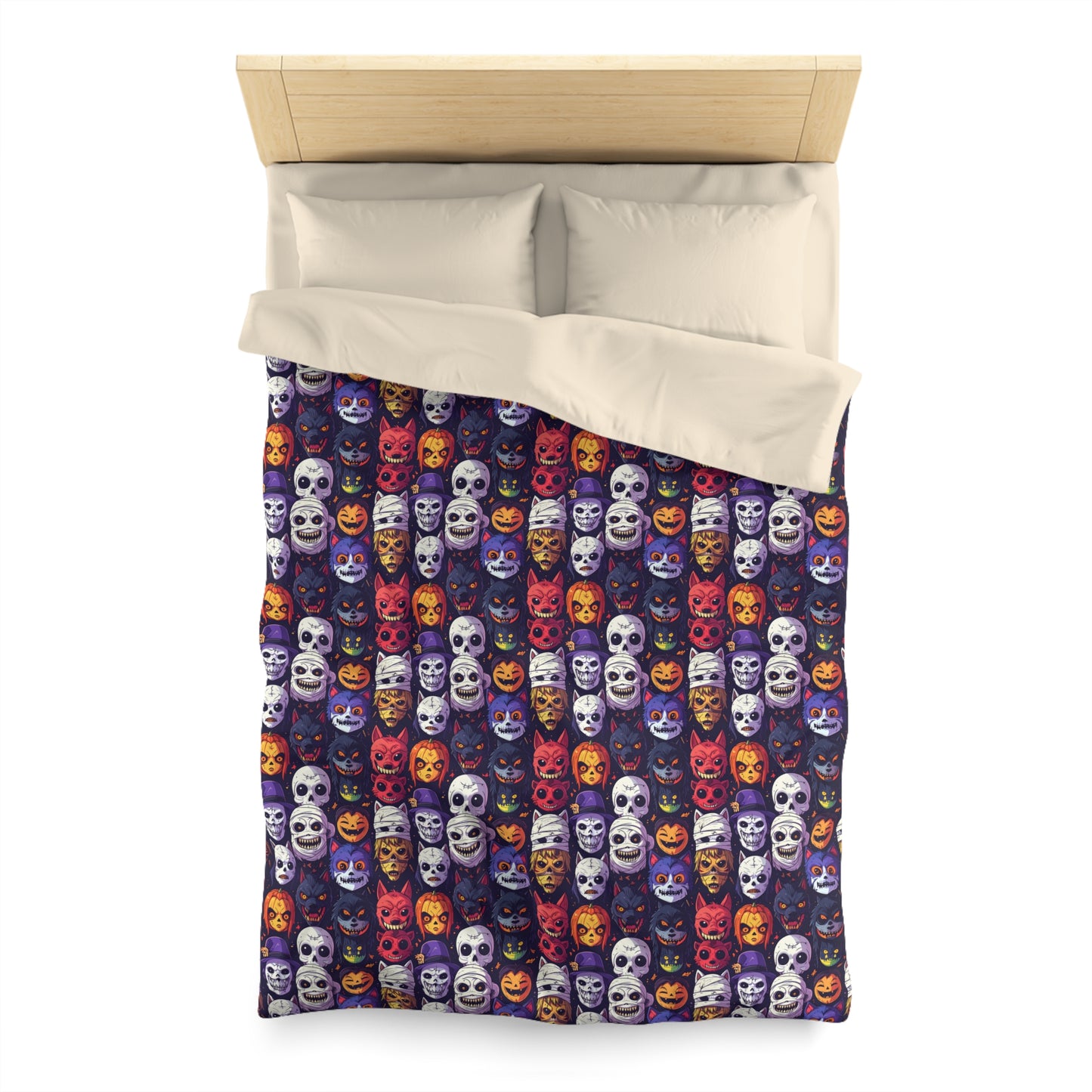 Monster Mash Up Microfiber Duvet Cover