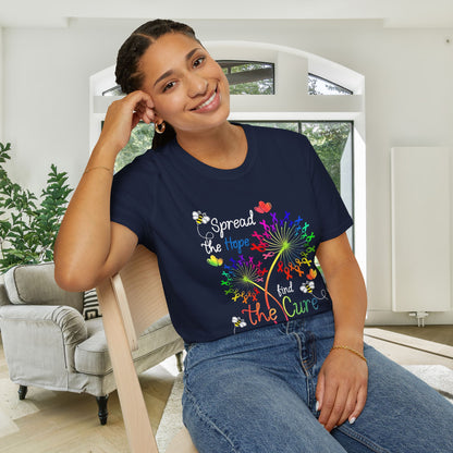 Fight Cancer in All Colors 3 Adult T-shirt