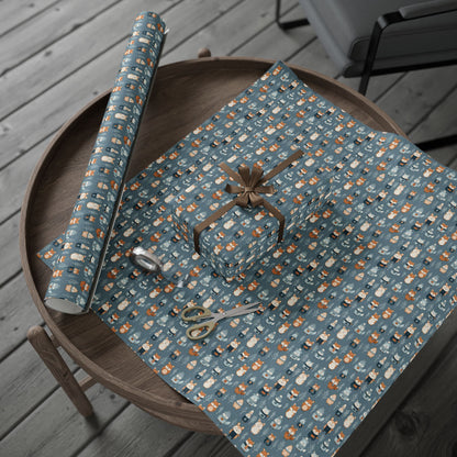 Yuletide Bears Wrapping Paper