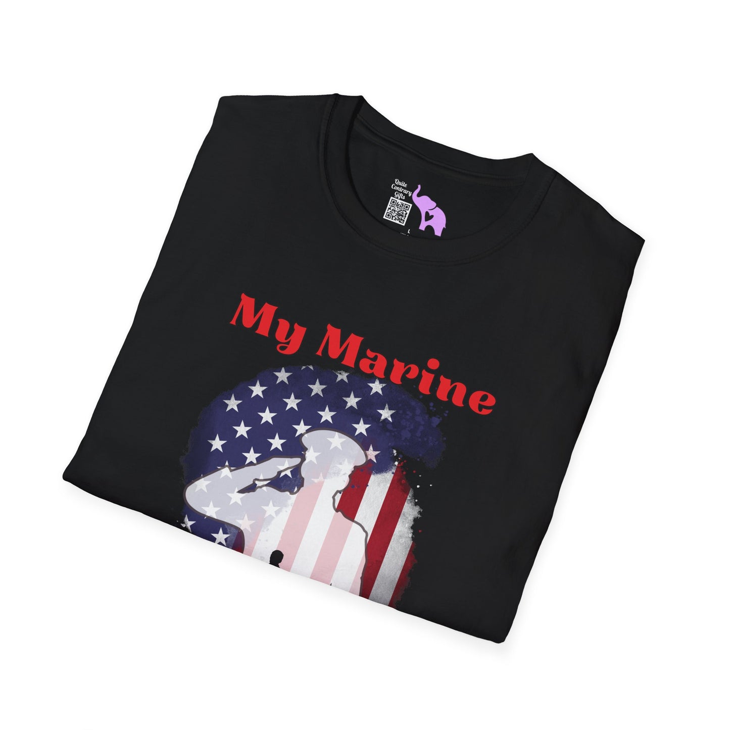 My Marine My Son (Dad) Adult T-shirt