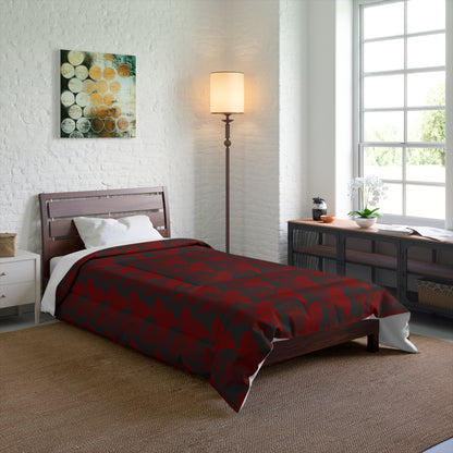Crimson Flutter Comforter