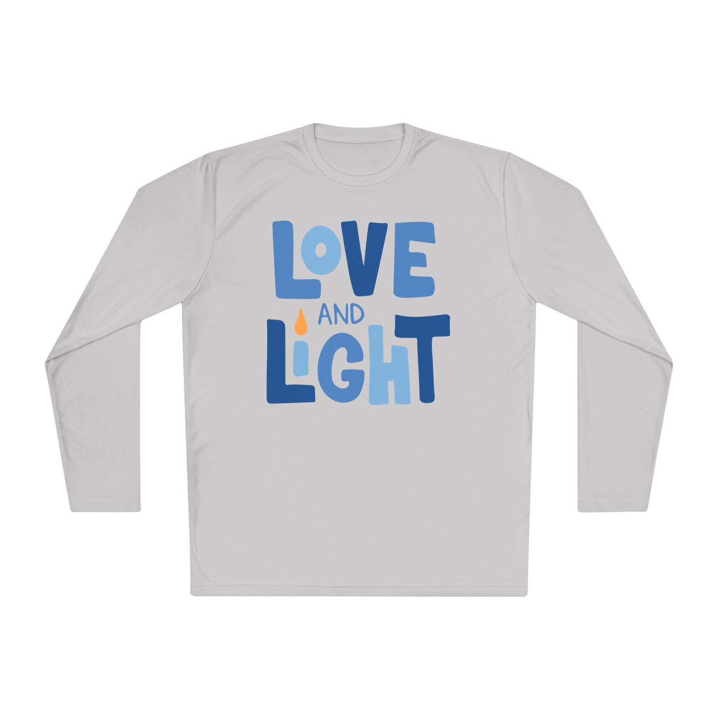 Hanukkah Love & Light 2 Adult Long Sleeve Tee