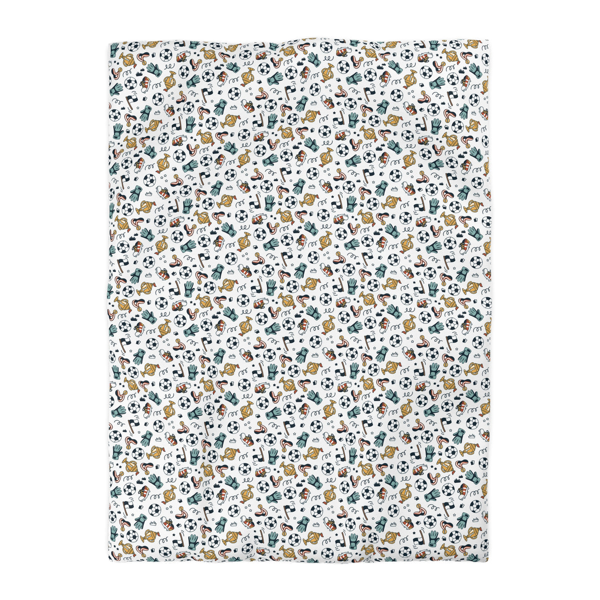 Little Soccer Legends Microfiber Duvet Cover