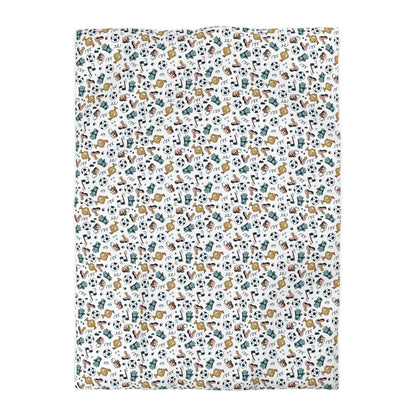 Little Soccer Legends Microfiber Duvet Cover