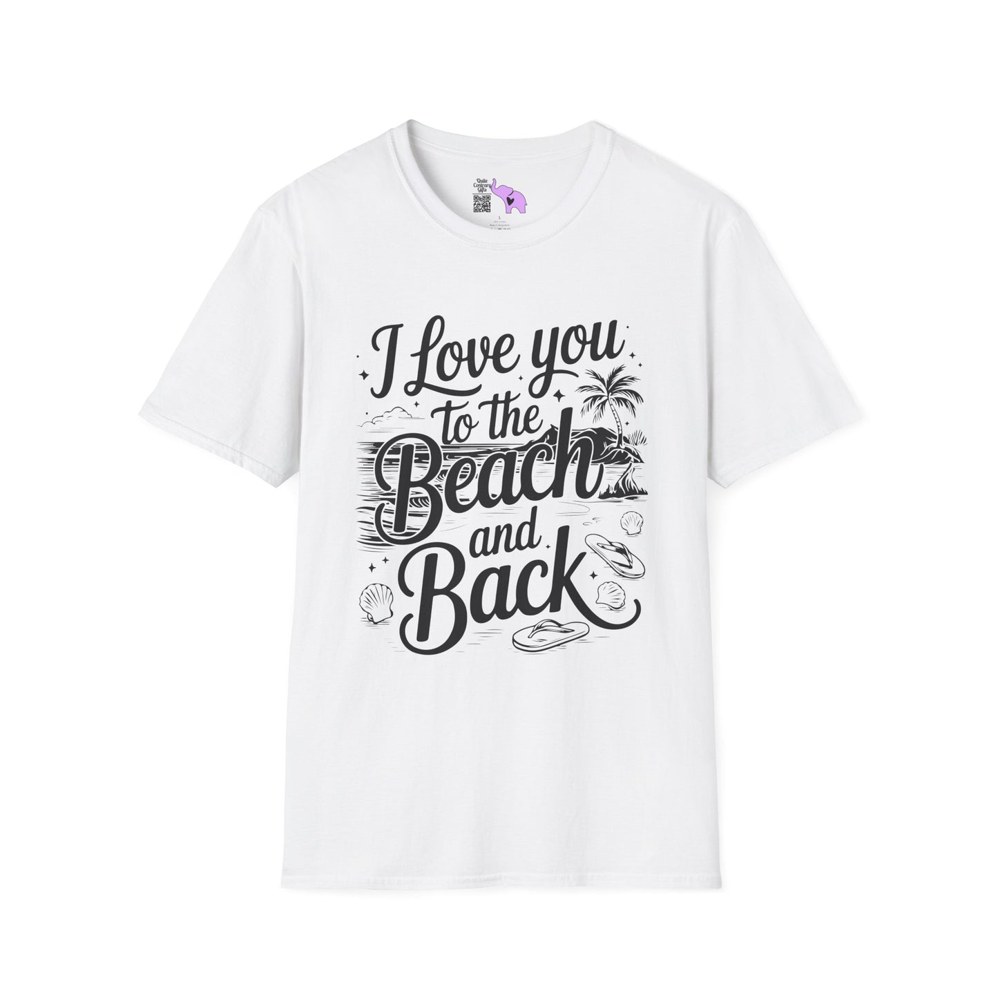 I Love You to the Beach and Back Adult T-shirt
