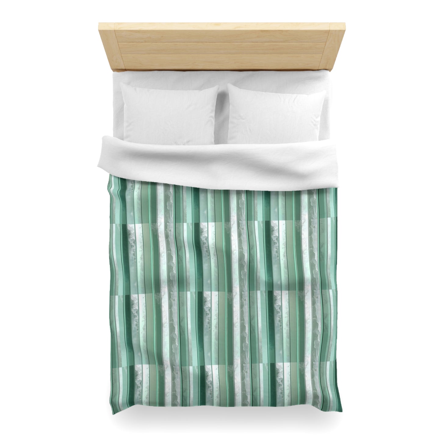 Seafoam Glass Microfiber Duvet Cover